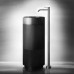 Gessi 316 Раковина 40x90 см, без отв., напольная, отдельностоящая, с сифоном, слив в пол, цвет: Steel brushed. 54601#239, 54603#850
