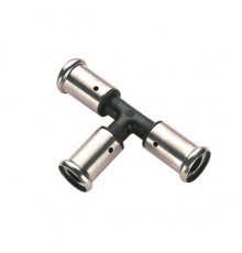 Тройник равнопроходный, ПВДФ пресс, 26x26x26, HENCO 9PK-262626