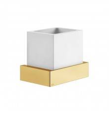 Gessi Rettangolo Стакан подвесной, цвет: Gold CCP/белый. 20807#080