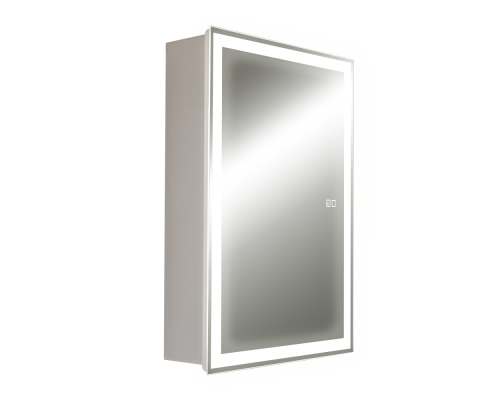 AQM9201 600х800 Зеркальный шкаф с подсветкой и подогревом универсальный монтаж AQM9201