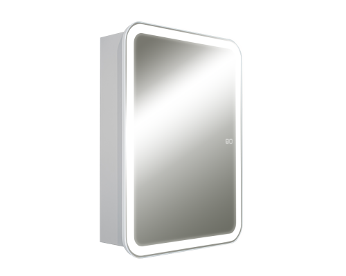 AQM9202 600х800 Зеркальный шкаф с подсветкой и подогревом универсальный монтаж AQM9202