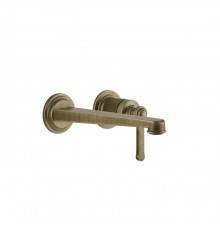 Gessi Venti20 Смеситель для раковины, встраиваемый, излив 20.1см., цвет: Antique Brass. 65089#713