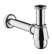 Hansgrohe Сифон-стакан для биде, 11/4rsquo;, в набор входят: трубка 95 мм,пристенная трубка, розетка d 64 мм, цвет: хром. 55213000
