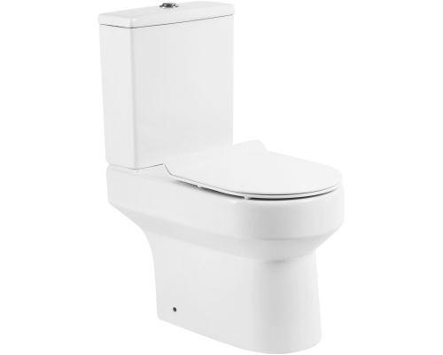 Унитаз-компакт BelBagno Norma BB339CPR безободковый, крышка Piano BB2111SC с микролифтом, бачок BB339T