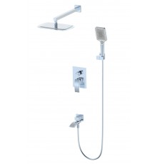 Душевой комплект Wonzon   Woghand WW-88939009A-CR, С ВНУТРЕННЕЙ ЧАСТЬЮ, хром