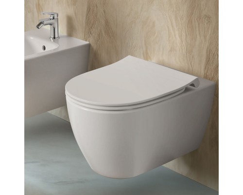 Ideal Standard I.life O Унитаз подвесной 35x53см, безободковый, смыв HydroTwist, крепление EasyFix+, цвет: белый. T568001