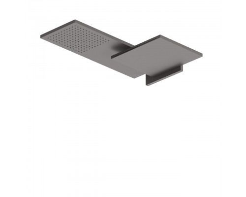 Fantini Venezia Двойной верхний душ, латунь, настенный, цвет: Matt Gun Metal PVD. 86 P5 8035B,  86 00 8035A