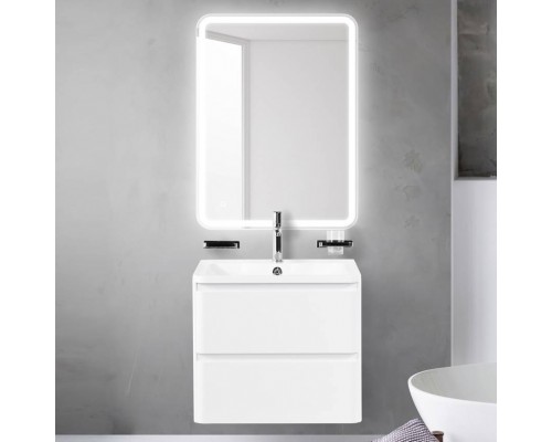 Мебель для ванной комнаты BelBagno Albano 60 подвесная, bianco lucido