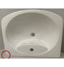 SaleRoca327512000 Dama Senso Раковина 580x460 мм, с отв. под смеситель, с отв. перелива Sale327512000_1055