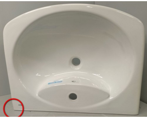 SaleRoca327512000 Dama Senso Раковина 580x460 мм, с отв. под смеситель, с отв. перелива Sale327512000_1055