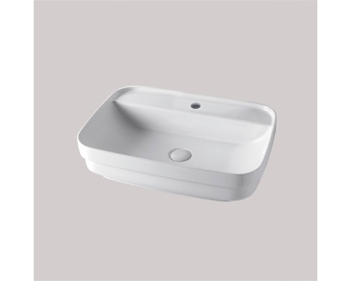 Kerasan Tribeca Раковина 60х43 см, 1 отв., цвет: белый. 514201*1 Kerasan Tribeca Раковина 60х43 см, 1 отв., цвет: белый. 514201*1