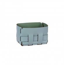 Colombo Adj Корзинка Mini Bottega, 12x19H13 см, цвет: небесный/эвкалипт. BADJ1012-5060