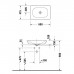 Duravit Viu Раковина 60х41.5х10 см, без отв., накладная, без перелива, выпуск с керамической крышкой, с покрытием WG, цвет: белый. 23586000001