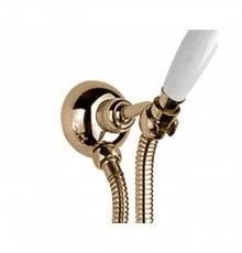 Nicolazzi Держатель душевой ручного душа, с подводом воды 1/2, цвет:  BRONZED PLATED. C7124BZ