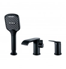 Смеситель на борт ванны Shevanik S4112H, черный