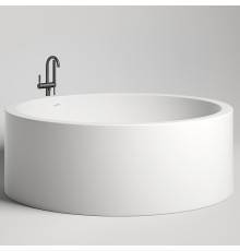 Salini Isola Ванна отдельностоящая 200x200x71 cм со встроенным сливом-переливом, каркасом, цвет: белый матовый. 101111M