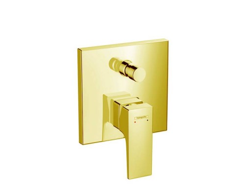 Hansgrohe Metropol Встраиваемый смеситель для ванны с переключателем, внешняя часть, цвет: золото. 32545990 Hansgrohe Metropol Встраиваемый смеситель для ванны с переключателем, внешняя часть, цвет: золото. 32545990
