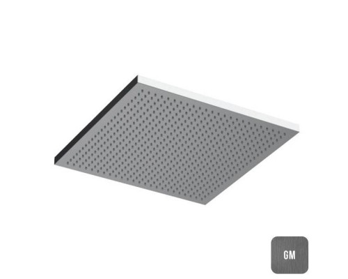 Almar Velvet Rain Верхний душ 30х30см (без держателя), цвет: Gun Metal Brushed PVD. E044278.GM