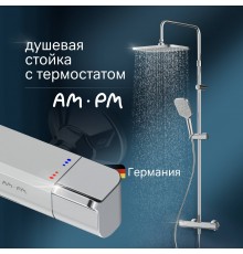 Душевая стойка AM.PM Func F078F400 хром, с термостатом
