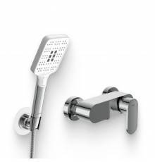 Душевой комплект Смеситель для душа Cersanit Elio 63046 хром + Гарнитур Ferro 64085