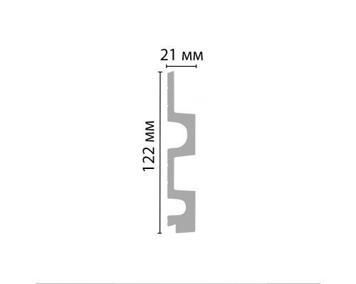 Декоративная панель DECOMASTER D302-1629 ДМ (122*21*2900мм)