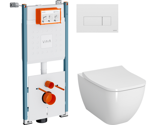 Комплект Унитаз подвесной VitrA Shift 7742B003-0075 белая глянцевая + Крышка Integra Square 810-003-009 быстросъемная, с микролифтом + Инсталляция V-Fix Core 732-5800-01PV + Кнопка Root Square 740-2300 белая глянцевая Комплект Унитаз подвесной VitrA Shift 7742B003-0075 белая глянцевая + Крышка Integra Square 810-003-009 быстросъемная, с микролифтом + Инсталляция V-Fix Core 732-5800-01PV + Кнопка Root Square 740-2300 белая глянцевая