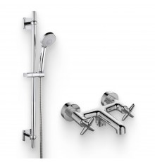 Душевой комплект Смеситель IDDIS Acros ACRSB02i02WA хром + Гарнитур Bild BIL3F65i16