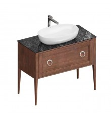 Kerama Marazzi Plaza Classic Тумба напольная 100см, 1+1 ящик, цвет: орех матовый. PL.CN.100.1+1\NUT.M