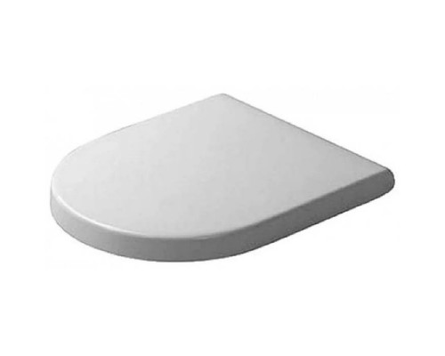 Duravit Starck 2  Сиденье для  унитаза , (для 253309, 212909) петли сталь, цвет: белый. 0063320000