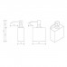 Decor Walther Cube DW 470 Дозатор для мыла, настольный, цвет: хром. 0824900