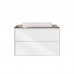 Kerama Marazzi PLAZA Modern Тумба подвесная 80x48см, 2 ящика, цвет: белый. PLB.M.80.2\WHT.V