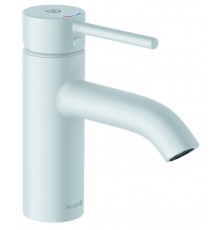 Kludi 38 266 5376 Bozz Смеситель для раковины 75 мм, PushOpen Белый мат 382665376