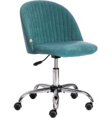 Компьютерное кресло TetChair Melody, велюр clermon, бирюзовый 140