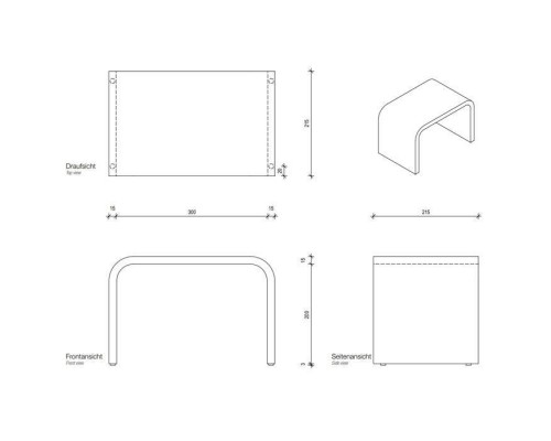 Decor Walther Stone SCH Подставка 24.5x33x21.5см, напольная, цвет: белый. 0974350 Decor Walther Stone SCH Подставка 24.5x33x21.5см, напольная, цвет: белый. 0974350