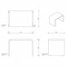 Decor Walther Stone SCH Подставка 24.5x33x21.5см, напольная, цвет: белый. 0974350