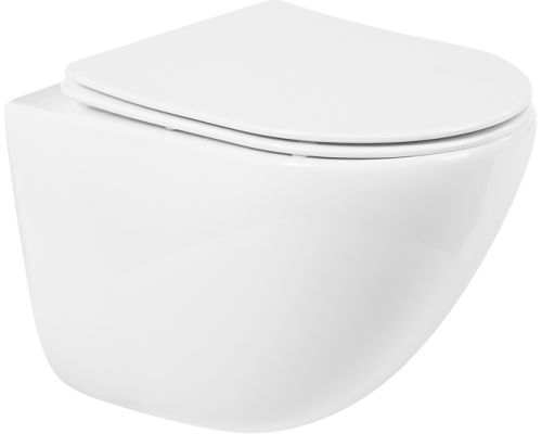 Унитаз подвесной BelBagno Amanda BB051CHR безободковый, крышка BB051SC с микролифтом Унитаз подвесной BelBagno Amanda BB051CHR безободковый, крышка BB051SC с микролифтом