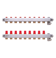 Комплект коллекторов Danfoss SSM-9 для 9 контуров. 088U0809