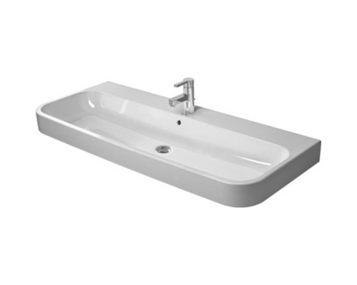 Duravit Happy D.2 Раковина 120x50.5 см, 1 отв., с переливом, цвет: белый. 2318120000