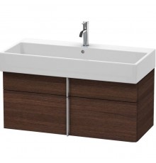 Duravit VA Тумба подвесная 98.4x43.1х44.1см., с раковиной, 1 выдв.ящик, цвет: Chestnut Dark. VA650805353,  2350100071