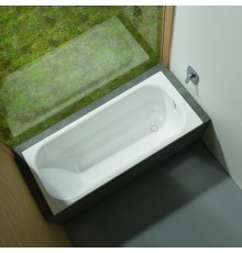 BETTE Form 2020 Ванна 1700х700х420 мм., антишум, BetteGlasurreg; Plus, BetteАнтислип, цвет белый с черным пятном на бортике. B23-1500,  2945-000 AD PLUS AR с черным пятном на бортике