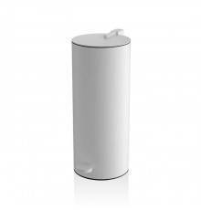 Decor Walther Bin 3 Ведро 14.5xh33.5см, с педалью и крышкой, напольое, цвет: белый матовый. 0612750