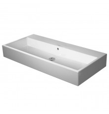 Duravit Vero Air Раковина подвесная, 100х47см, без отв., с переливом, шлифованная, цвет: белый. 2350100060