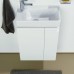 Laufen Pro База с раковиной 48x28см, петли слева, полки справа, 1 дверка, подвесная, цвет: белый. 4.8300.1.095.463.1,  8.1595.5.000.104.1