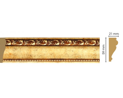 Молдинг DECOMASTER 161-552 ДМ (60*22*2400 мм) Молдинг DECOMASTER 161-552 ДМ (60*22*2400 мм)
