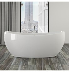 Knief Venice Ванна отдельностоящая 180х83,5х74,5см., с щелевым переливом, с экраном, без слива-перелива, цвет: белый. 0100-283-06