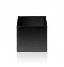 Decor Walther Brownie BOD1 Универсальная коробка 13x13x12.5см, настольная, цвет: черная кожа. 0930860