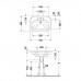 Duravit 1930 Раковина 70х50х20.5 см, 3 отв., цвет: белый. 0438700030