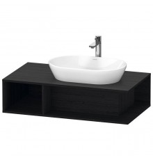 Duravit D-Neo Тумбочка подвесная компакт 100x55х26 см., раковина, 1 открытое отделение на левой стороне, цвет: Black Oak. 2328400000,  DE495901616