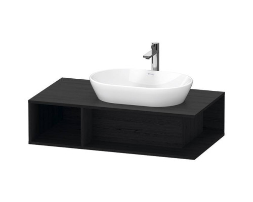 Duravit D-Neo Тумбочка подвесная компакт 100x55х26 см., раковина, 1 открытое отделение на левой стороне, цвет: Black Oak. 2328400000,  DE495901616