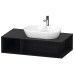 Duravit D-Neo Тумбочка подвесная компакт 100x55х26 см., раковина, 1 открытое отделение на левой стороне, цвет: Black Oak. 2328400000,  DE495901616